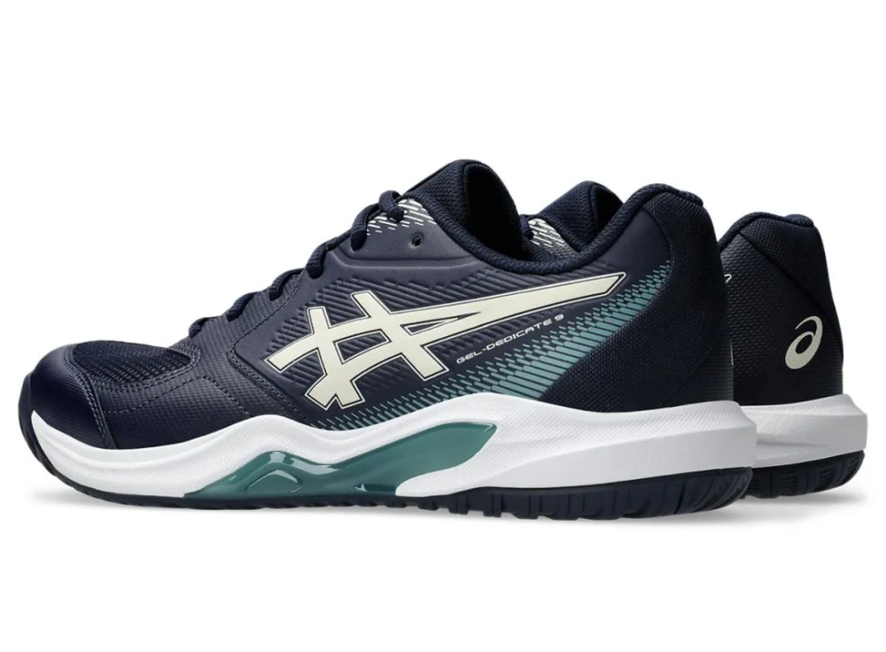 Мужские кроссовки теннисные Asics Gel-Dedicate 9 - midnight/oatmeal