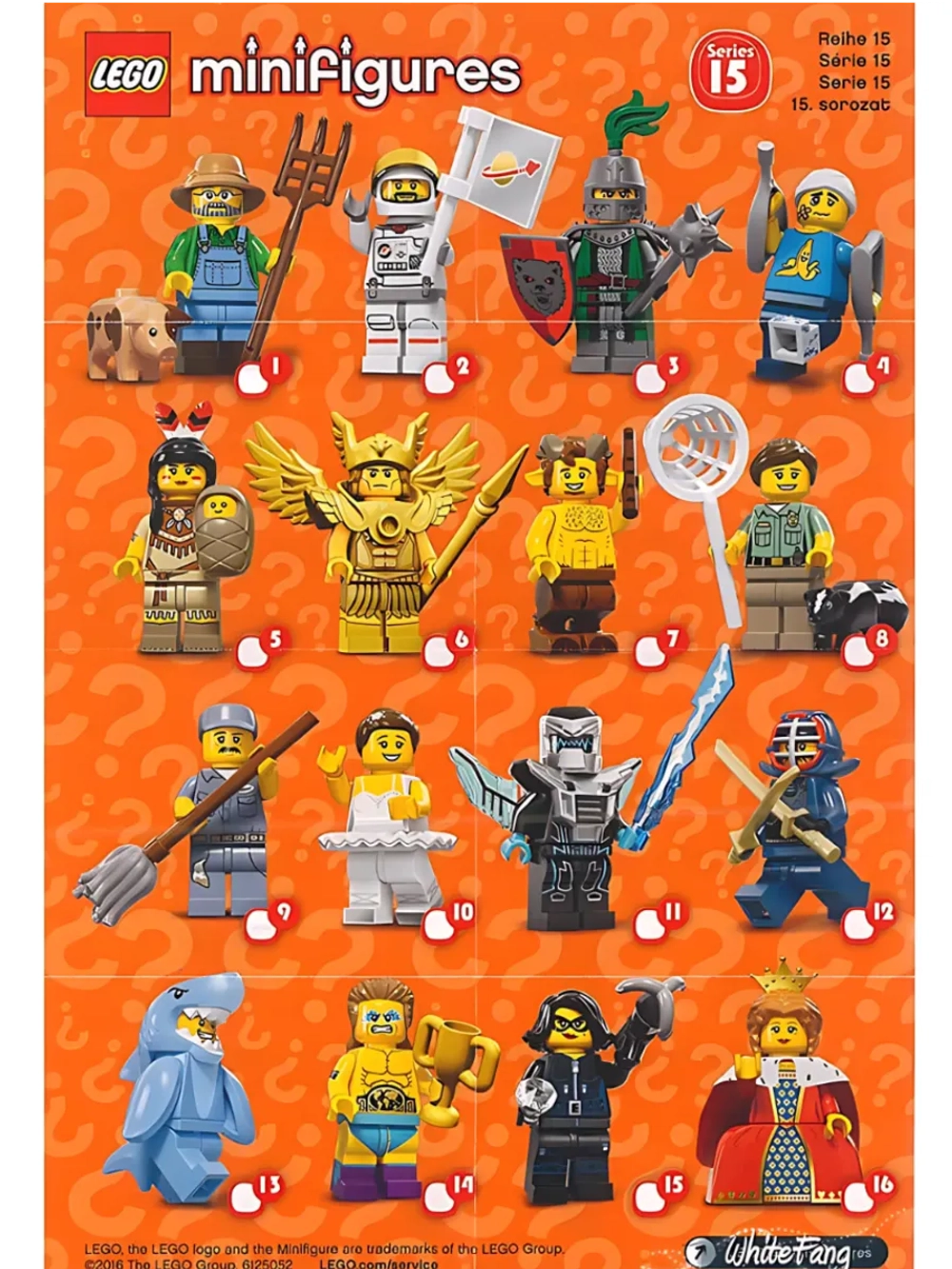 LEGO Minifigures series 15 серия 71011 Фермер