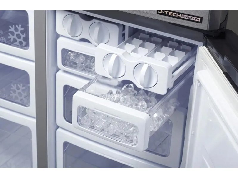 Холодильник Sharp SJ-EX93PSL серебристый