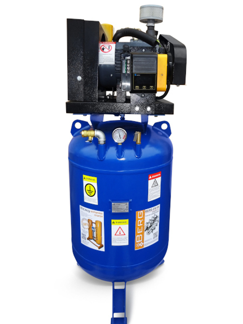 Винтовой компрессор BERG ВК-7.5РВ-250 10 бар с вертикальным ресивером