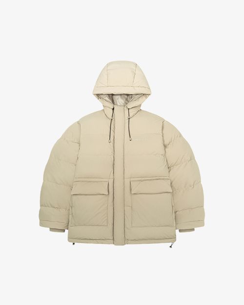 Пуховик Ymkashix HTF Logo песочный