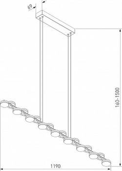 Подвесной светильник Eurosvet Tapioca 90332/17 черный