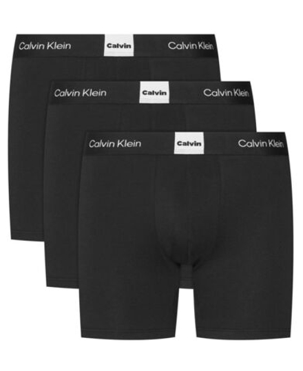 Боксерки теннисные Calvin Klein Icon Logo Graphic Brief 3P - black