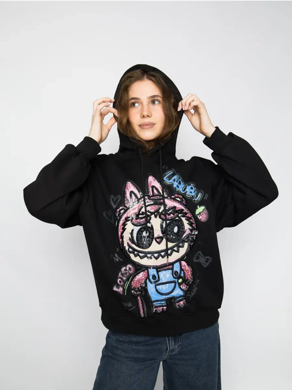 Толстовка утепленная с капюшоном