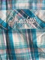 Рубашка с коротким рукавом Sneaktip Cobra Plaid синяя