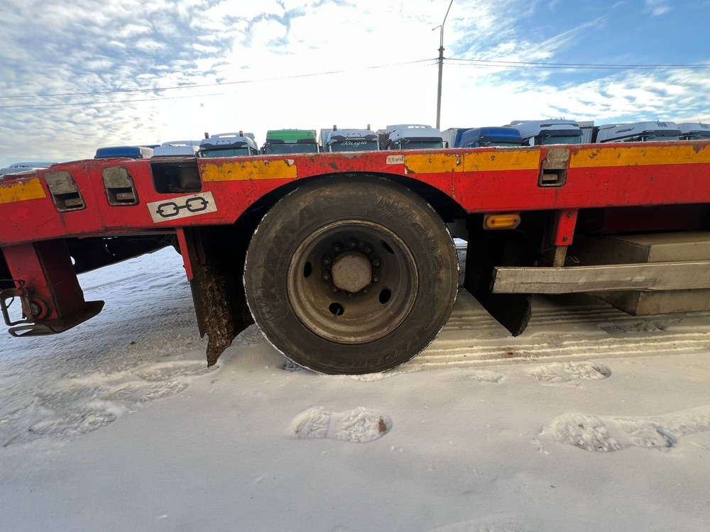 Спецприцеп 9942* Полуприцеп тяжеловоз 4 оси 9942L4 (Раздвижной)