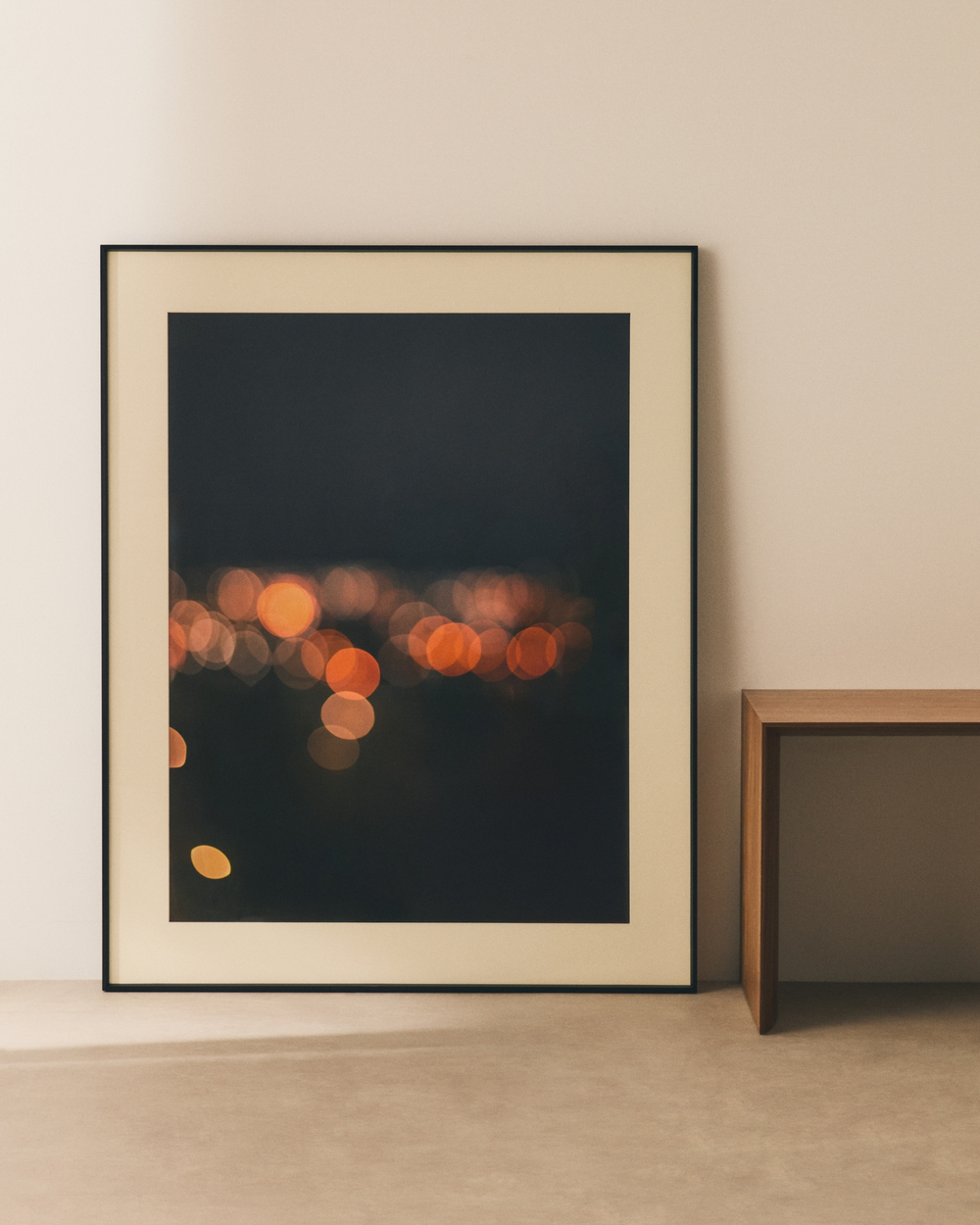 Картина Zavira с фотографией огней Барселоны 50 x 70 см