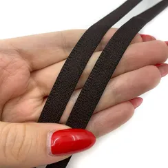 Резинка отделочная шоколад 10 мм (цв. 111), 628/10