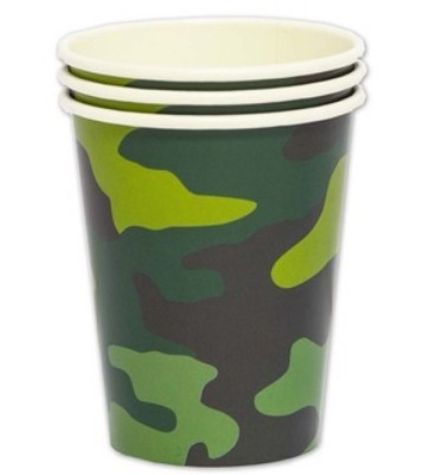 Стаканы "Камуфляж" 250 мл 6 шт
