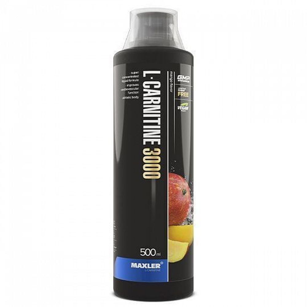 L-Carnitine (500 ml) 3000 mg (Maxler)