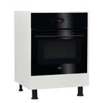 Кухонный модуль напольный под духовой шкаф 60 см Валенсия со столешницей, на ножках, белый