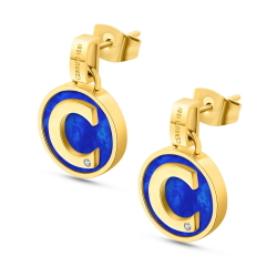 Подарочный комплект CERRUTI 1881: серьги, колье и браслет