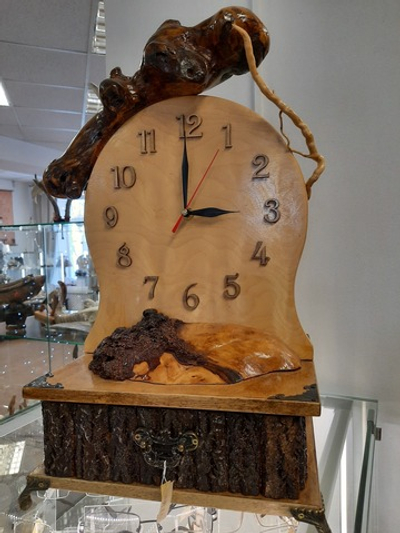 Часы, берёза, сувель