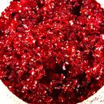 Хлопья Сангрия прозрачная для дизайна ногтей, маникюра, бодиарта, макияжа...