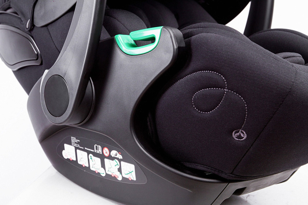 Детская коляска Peppy Monaco 3 в 1 с автокреслом Verona Black Sandstone (песочный), рама черная