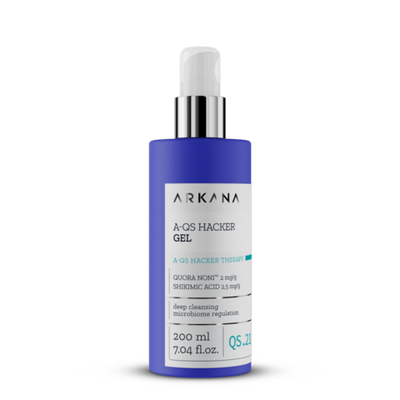 Гель очищающий для лица, регулирующий микробиом кожи ARKANA A-QS Hacker Gel, 200 мл