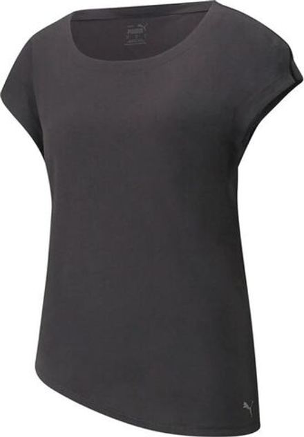 Женская теннисная футболка Puma Studio Foundation Tee - черный