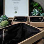 Ящики для хранения, 38х22х19, 19х16х16, для сада, рассады, деревянный, 3 шт.