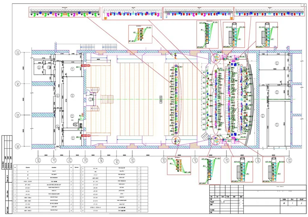Проектирование и установка светового оборудования