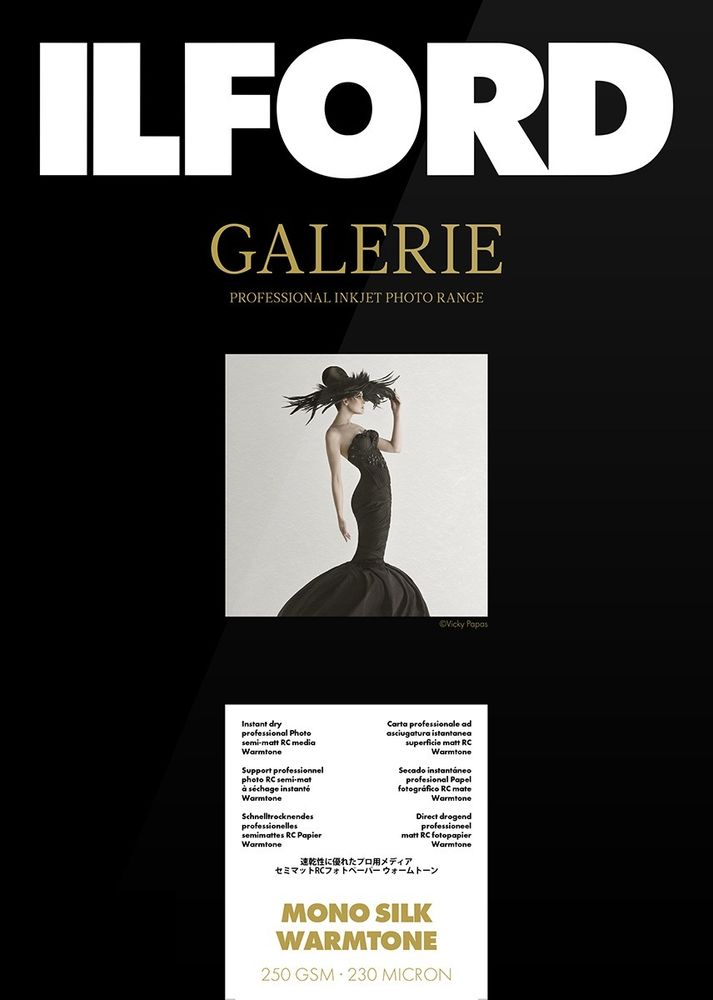 Фотобумага ILFORD Galerie Mono Silk Warmtone, 25 листов, A2 - 420мм x 594мм (GA6973420594)