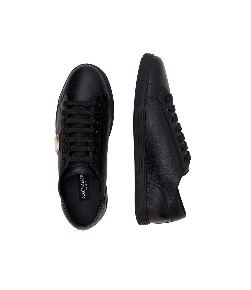 Кожаные кроссовки Dolce & Gabbana - черный(CS1735 AN990)