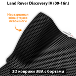 Передние автомобильные коврики ЭВА с бортами для Land Rover Discovery IV (09-16г.)