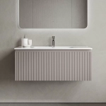 Тумба с раковиной Sancos Snob R 1.0 SNR1.0100SM/CN7003 Doha Soft