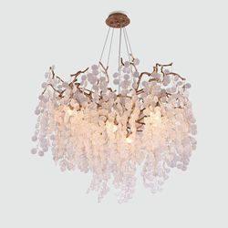 Подвесная Люстра Ручной Работы Fairytree Round D80 By Imperiumloft