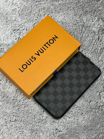 Портмоне Louis Vuitton Zippy Vertical Damier Graphite