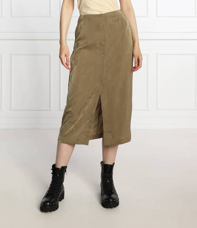 юбка CALVIN KLEIN JEANS - оливковый(J20J219599)