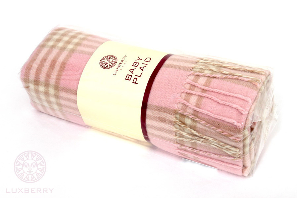 Элитный плед детский Lux 1 розовый от Luxberry