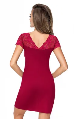 Miriam nightdress Burgundy