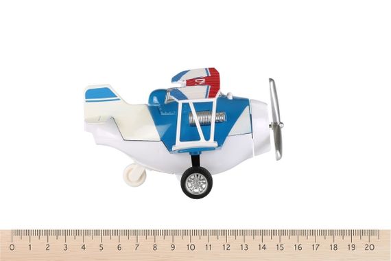 Самолет металический инерционный Same Toy Aircraft синий со светом и музыкой SY8012Ut-2