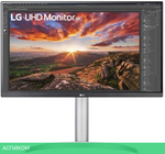 Монитор LG UltraFine 27UP850K-W черный (27UP850K-W)