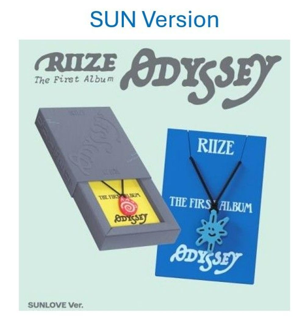 Альбом RIIZE - ODYSSEY 1st Album SUNLOVE LIMITED Edition SUN Version