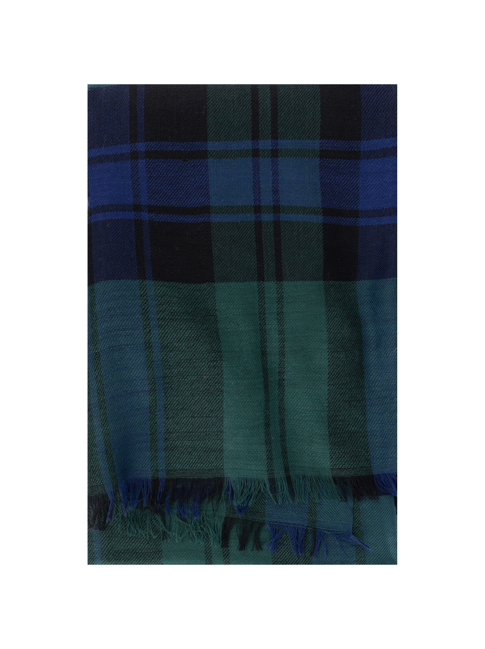 MALO Шарф  - зеленый в клетку