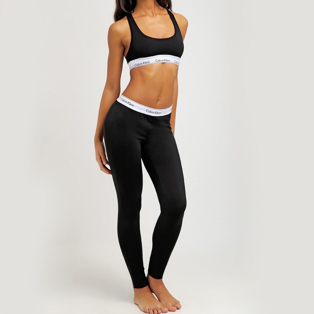 Женский комплект черный топ и легинсы Calvin Klein Women Black