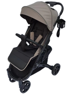 Коляска прогулочная Peppy Polo sandstone черная рама, сумка