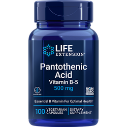 Pantothenic Acid Vitamin B-5 500 мг 100 капсул Life Extension