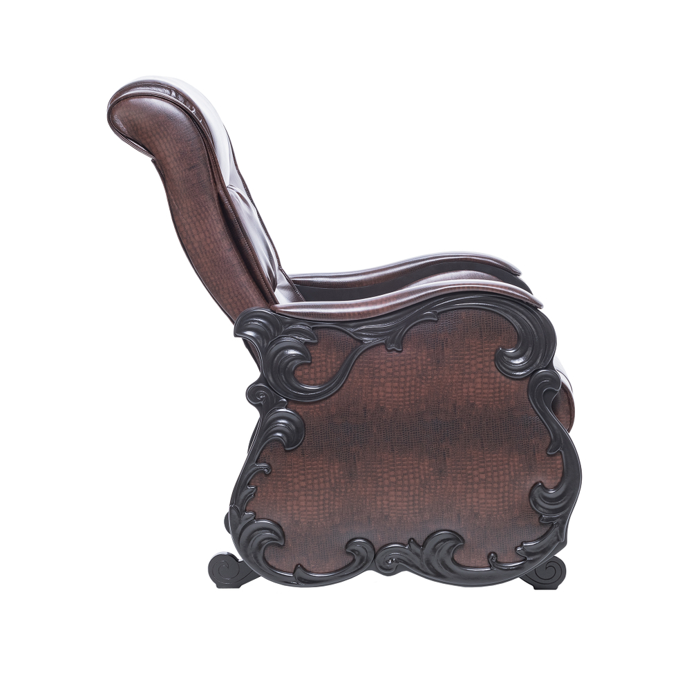 Кресло-глайдер МИ Версаль, венге, к/з Antik crocodile
