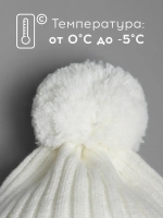 Шапка для девочки осенняя и снуд вязаный