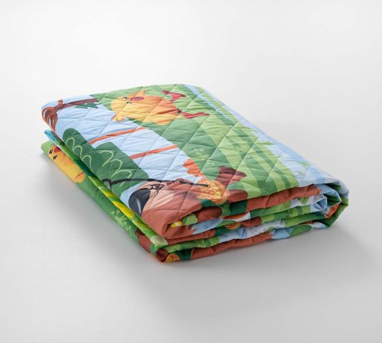 Покрывало стеганое детское Медвежата поплин 140x210 см