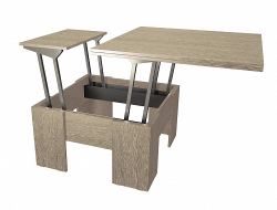 Стол кухонный трансформер, дуб сонома