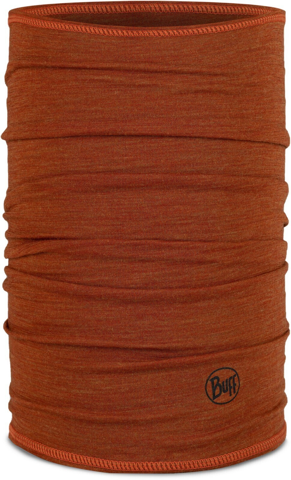 Тонкий шерстяной шарф-труба Buff Merino Lightweight Solid Cinnamon