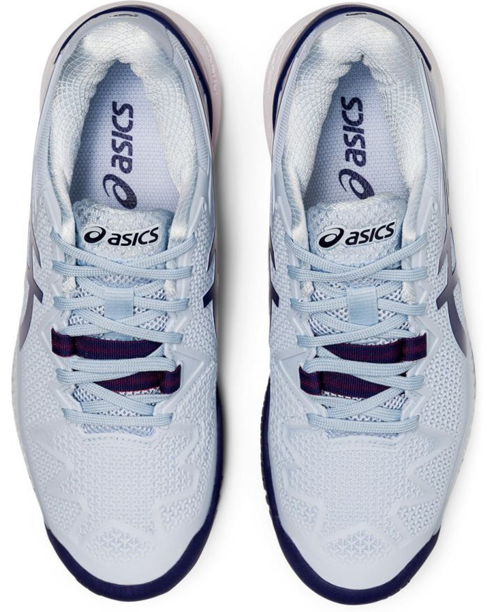 Женские Кроссовки теннисные Asics Gel-Resolution 8 W- soft sky/dive blue