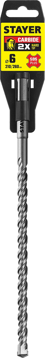 STAYER 6 x 260 мм, SDS-plus бур, Professional (2930-260-06)