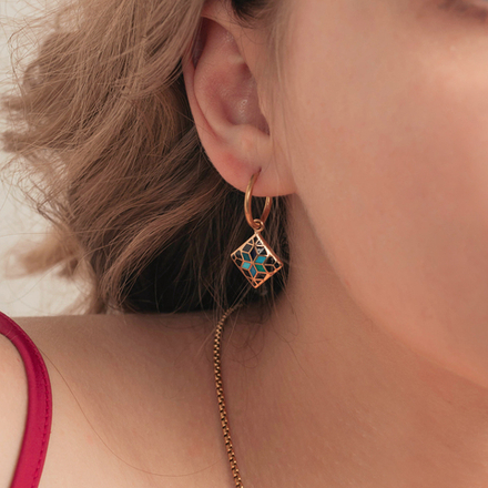 Серьги Fiore Luna AE03209-3 G