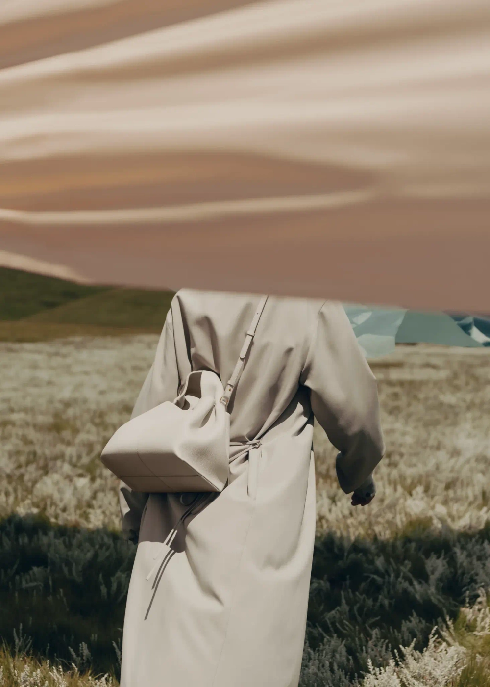 POLENE СУМКА NUMERO NEUF, ЦВЕТ МЕЛА