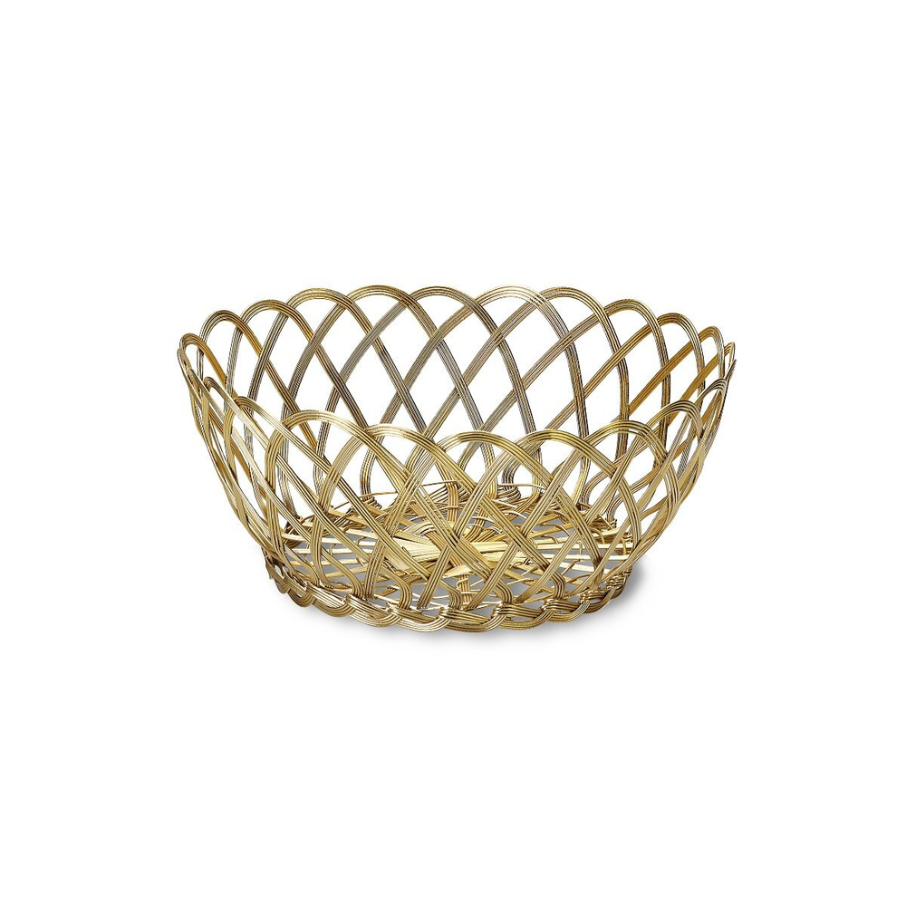 Корзина для хлеба Bitossi Home Intreccio Gold (19 см)