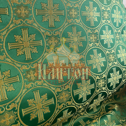 Парча "Софрино" зелёная